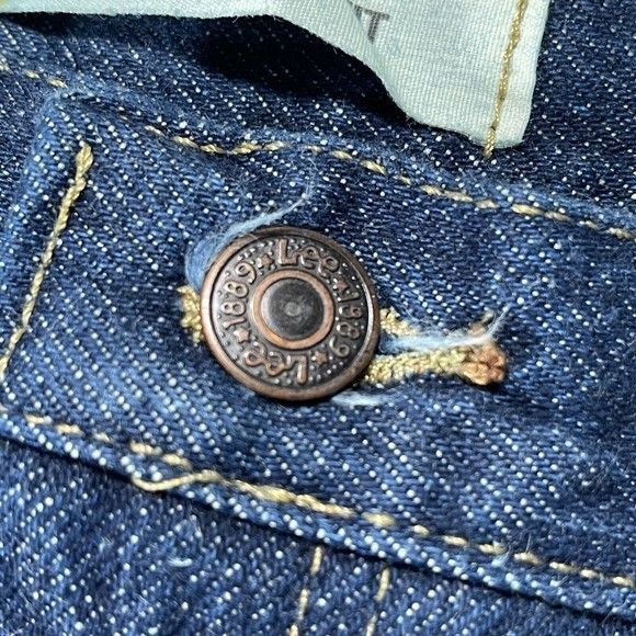 NWT‎ Vintage Lee Regular Fit Men's 40 x 30 Dark Pepper Wash Straight Leg Jeans - Picture 7 of 13